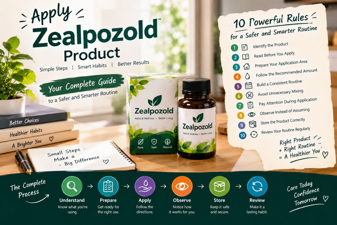 Apply Zealpozold Product